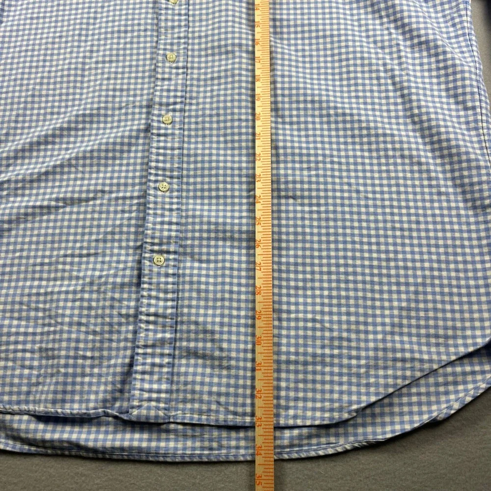 Polo Ralph Lauren Mens 2XLT Gingham Button Down Shirt preppy Long Sleeve Tall